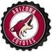 Arizona Coyotes 19'' x Bottle Cap Wall Sign