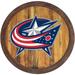 Columbus Blue Jackets 21'' x Color Logo Faux Barrel Top Sign