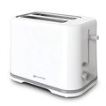 Grunkel - TSB-EASYTOAST - Double slot toaster with electronic 6-stage browning control - Shut-off function, crumb drawer and cable rewind - 870 W - white