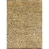 Brown 156 x 108 x 0.39 in Indoor Area Rug - Candice Olson Rugs Luminous Abstract Hand Knotted Area Rug Wool, | 156 H x 108 W x 0.39 D in | Wayfair