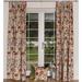 McalisterTextiles Floral Blackout Pinch Pleat Curtain Panels Polyester in Orange/Gray/Brown | 54 H in | Wayfair ORANGERENCURTA3