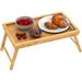 Inbox Zero Blandinsville Breakfast Tray Manufactured Wood in Brown | 8 H x 20 W x 13 D in | Wayfair 92F068D98A28494E974FE0C5B1B24E32