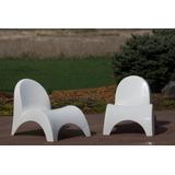 Angel Trumpet Resin Patio Chairs, Set of 2 - Strata Furniture MATWH