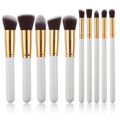 Technique Pro Makeup Pinselset Pinselsets Weiß / Gold