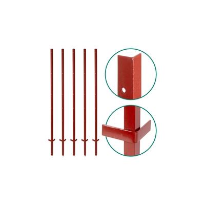 20x VOSS.farming Winkelstahlpfahl 165cm, 3mm, 5x Bohrungen, mit Doppeltritt Image