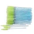 Brosses à cils jetables en Nylon brosse à sourcils baguettes de Mascara en cristal applicateur