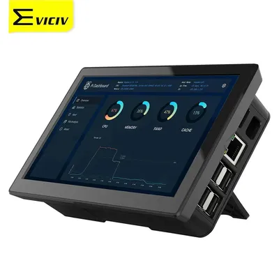 EVICIV 10 pouces Moniteur Raspberry Pi 4 Écran tactile Moniteurs portables RasPi 4 USB-C HDMI RPi