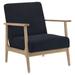 Carson Carrington Paulund Modern Black Accent Chair