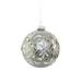 The Holiday Aisle® Grey Ball Glitter Designs Ornament Glass in Gray | 4.5 H x 4 W x 4 D in | Wayfair 36C7146677AF4F668FF4EC9297A04D16