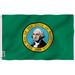 ANLEY Washington State 3x5 ft. House Flag, Polyester in Blue/Green/Yellow | 6.3 H x 8.3 W in | Wayfair A.Flag.StateWashington