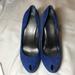 Jessica Simpson Shoes | Jessica Simpson Blue Suede Shoes | Color: Blue | Size: 6.5