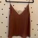 Free People Tops | Free People Intimately V Neck Tank | Color: Tan | Size: Xs