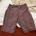 J. Crew Shorts | J. Crew Speckled Jacquard Bike Shorts Small | Color: Black/Red | Size: Xs