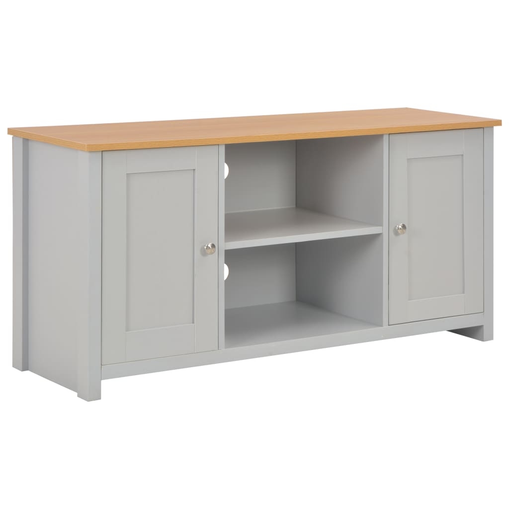 vidaXL TV-Schrank Grau 120x39x58 cm Image