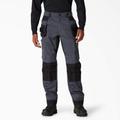 Dickies Men's Flex Performance Workwear Regular Fit Holster Pants - Gray/black Size 28 32 (TR2010)