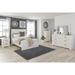 Stelsie White Panel Bed