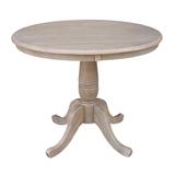 Copper Grove Karl 36-inch Round Top Pedestal Table - 29.1"H