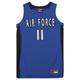 Air Force Falcons Nike Team-Issued #11 Royal & Black Jersey from the Basketball Program