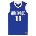 Air Force Falcons Nike Team-Issued #11 Royal Gray & White Jersey from the Basketball Program - Size L