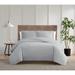 Truly Calm Silver Cool Duvet Cover Set blueCotton in Gray | Extra-long Twin + 1 Standard Sham | Wayfair DCS4199GYTX-00