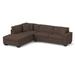 Brown Sectional - Mercury Row® Hannah Sectional | 35 H x 115.75 W x 87.25 D in | Wayfair 3A7FB0E486B24FE8B7F7AFF1B65DA05B