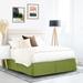 Eider & Ivory™ Norborne 14" Bed Skirt Microsuede in Green | California King | Wayfair 93158866BCE348798B781F882818AE90