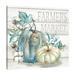"Blue Harvest Pumpkins: Farmer's Market" Gallery Wrapped Canvas By August Grove® Canvas | 12 H x 12 W x 1.5 D in | Wayfair