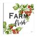 "Farm Fresh Cherries On White" Gallery Wrapped Canvas By August Grove® Canvas | 12 H x 12 W x 1.5 D in | Wayfair E3704F128FF849889F1081AD1E53D38A