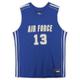 Air Force Falcons Nike Team-Issued #13 Royal Jersey with White Stripes from the Basketball Program - Size 2XL