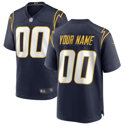 Los Angeles Chargers Nike Game Ausweichtrikot - College Navy - Personalisiert - Jugendliche Image