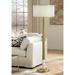 Possini Euro Paramus 73 3/4" Brass Faux Marble Tall 4-Light Floor Lamp