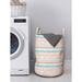 East Urban Home Ambesonne Arrow Laundry Bag Fabric in Gray/Pink/Red | 12.99 H x 12.99 W in | Wayfair B21FDA3014704B3E929FBE4E305D9198