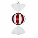 The Holiday Aisle® 36" Candy Ornament. This Large Ornament Is Shaped Like A Piece Of Candy & Features A Red Candy Finish w/ White Glitte Plastic | Wayfair