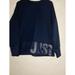 Nike Tops | Nike Dri-Fit Ribbed Just Do It Women's Navy | Color: Blue | Size: L