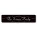 Lizton Sign Shop, Inc Wedding Anniversary Custom Aluminum Sign Metal in Black/Gray/White | 6 H x 24 W x 0.06 D in | Wayfair 1284-A624