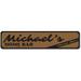 Lizton Sign Shop, Inc Home Bar Metal Sign Metal in Black/Brown/Gray | 6 H x 24 W x 0.06 D in | Wayfair 1174-A624