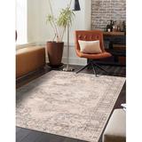 White 96 x 0.33 in Area Rug - Sand & Stable™ Cantey Oriental Ivory Area Rug Polypropylene | 96 W x 0.33 D in | Wayfair