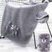 Zoomie Kids Celentano Fluffy Sherpa Baby Blankets for Newborn, Crib, Stroller, Travel Bear in Gray | 36 H x 24 W in | Wayfair