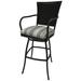 Red Barrel Studio® 30" Patio Bar Stool w/ Cushion in Gray | 48 H x 21 W x 20 D in | Wayfair 2AAC4B03F79C4DDF98D762AF0B1F2D97