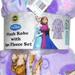 Disney Pajamas | Girl’s Frozen Plush Robe & 2 Piece Fleece Pajama Set | Color: Blue/Purple | Size: 6g