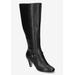 Women's Sasha Plus Wide Calf Boot by Bella Vita in Black (Size 9 1/2 M)