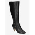 Wide Width Women's Sasha Plus Wide Calf Boot by Bella Vita in Black (Size 7 W)