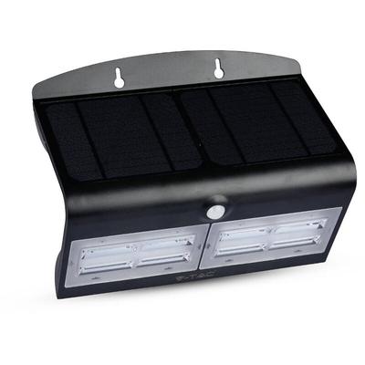 Vtac - v-tac Solar-Wandstrahler mit Bewegungsmelder VT-767-7-B 8279 led 7.00 w Tageslichtweiß