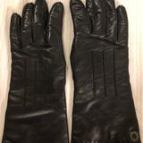 Coach Accessories | Coach Leather Gloves | Color: Black | Size: 7