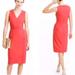 J. Crew Dresses | Jcrew Eyelet Trim Coral Dress Size 0p | Color: Pink/Red | Size: 0p