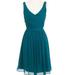 J. Crew Dresses | J. Crew Heidi Silk Chiffon Dress Size 2 Petite | Color: Blue/Green | Size: 2p