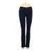 J.Crew Jeans - Super Low Rise Skinny Leg Denim: Blue Bottoms - Women's Size 25 - Dark Wash