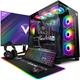 Vibox VIII-58 Gaming PC - 27" 165Hz Curved Monitor Bundle - Intel i9 11900KF Processor - Nvidia RTX 3060 OC 12GB Graphics Card - 32GB RAM - 1TB NVMe SSD - 700W PSU - Windows 11 - WiFi