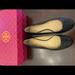 Tory Burch Shoes | Black Tory Burch Flats. Size 8.5. Worn Only Twice. | Color: Black | Size: 8.5