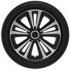 Vivol - Radkappen-Satz - 13 Zoll - Terra Mix - Silber-Schwarz